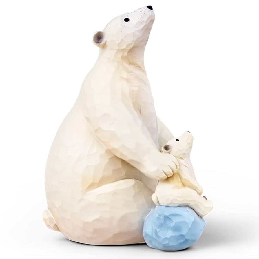 太*陽様 human made 張子　polar bear Polar bear by Kosen - 76cm - Kosen Toys